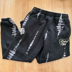 SOLD | Black and Norse Purple Serpent Darc Sport She Post Lounge Sweats